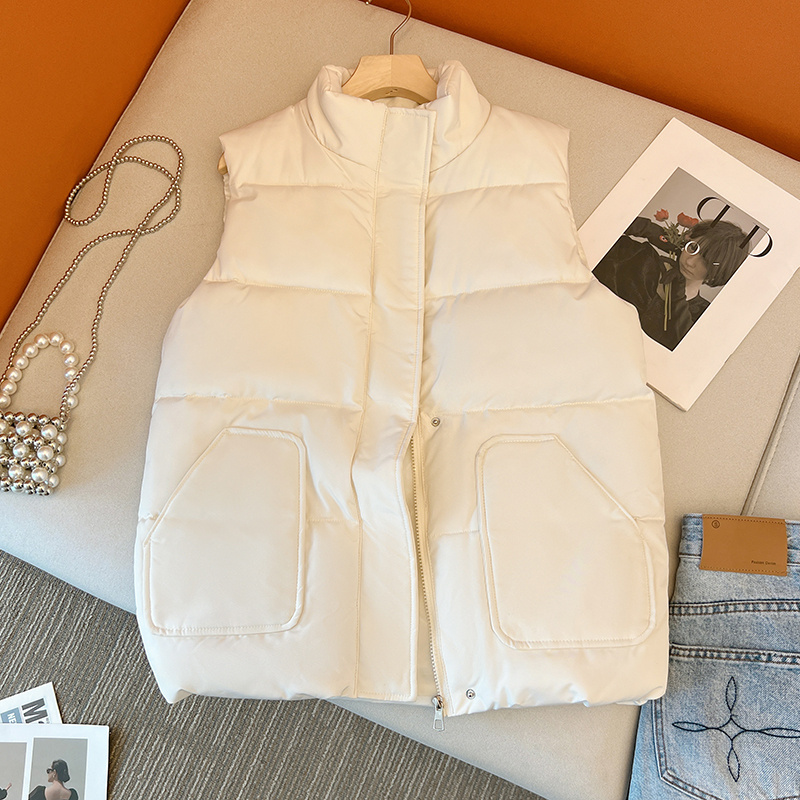 拉链通勤常规立领口袋