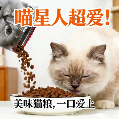 美味冻干全价猫粮成幼猫营养