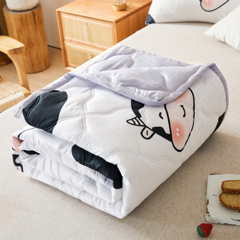 速发春秋空调被四季通用生学夏凉被单人宿舍童儿薄被子夏季双人可