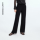 西装 新款 裤 子女休闲2025年秋季 百搭设计感裤 朗姿复古简约微喇裤