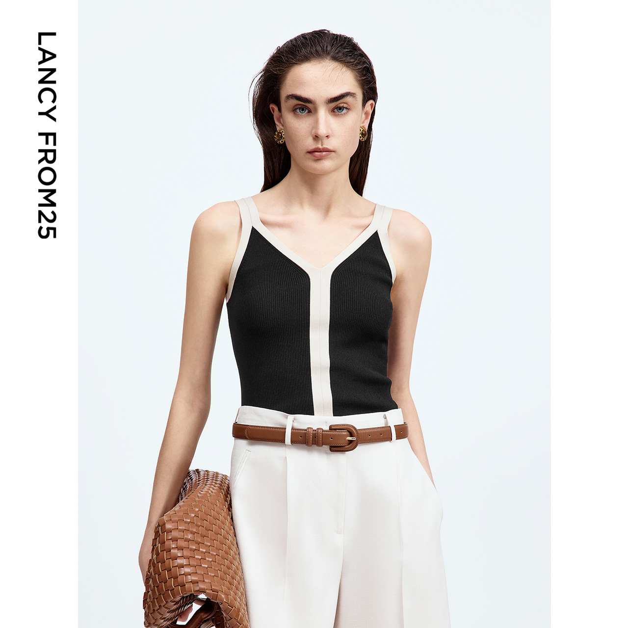 气质背心吊带朗姿法式