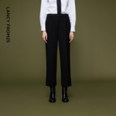 裤 高腰直筒西裤 通勤高级感2025年冬季 朗姿气质高级感九分西装 新款