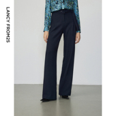 直筒春季 裤 新款 长裤 朗姿25新款 西裤 气质高腰显瘦通勤职业阔腿西装