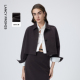 新款 上衣2026年春季 女 休闲通勤开衫 朗姿羊毛翻领设计感短外套时尚