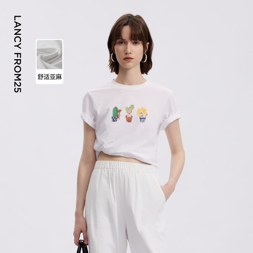 经典圆领 简练短袖 精美印花