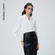 时尚 内搭通勤休闲衬衣2024年春季 新款 朗姿法式 女士打底衬衫 上衣