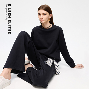 ELITEE棉质宽松休闲卫衣 新款 裤 2025年秋季 子卫裤 朗姿欧洲EiLEEN