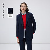 半身裙 新款 西裤 2026年春季 百搭通勤商务高智时尚 朗姿纯羊毛西装