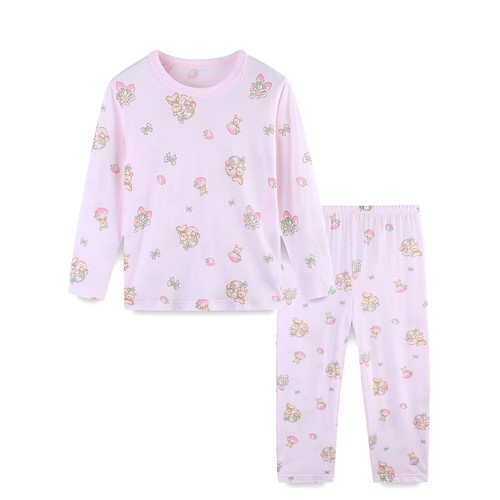 郡是全棉超薄春夏家居服长袖