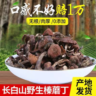 东北长白山野生榛蘑丁500g 干货小鸡炖香菇头 特级新货无根臻蘑
