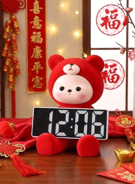 新年客厅电视柜装饰红色摆件新家氛围布置高级感乔迁暖房实用礼物