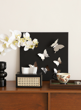 中古风入户玄关电视机柜台面装饰摆件轻奢高档客厅新家氛围感好物