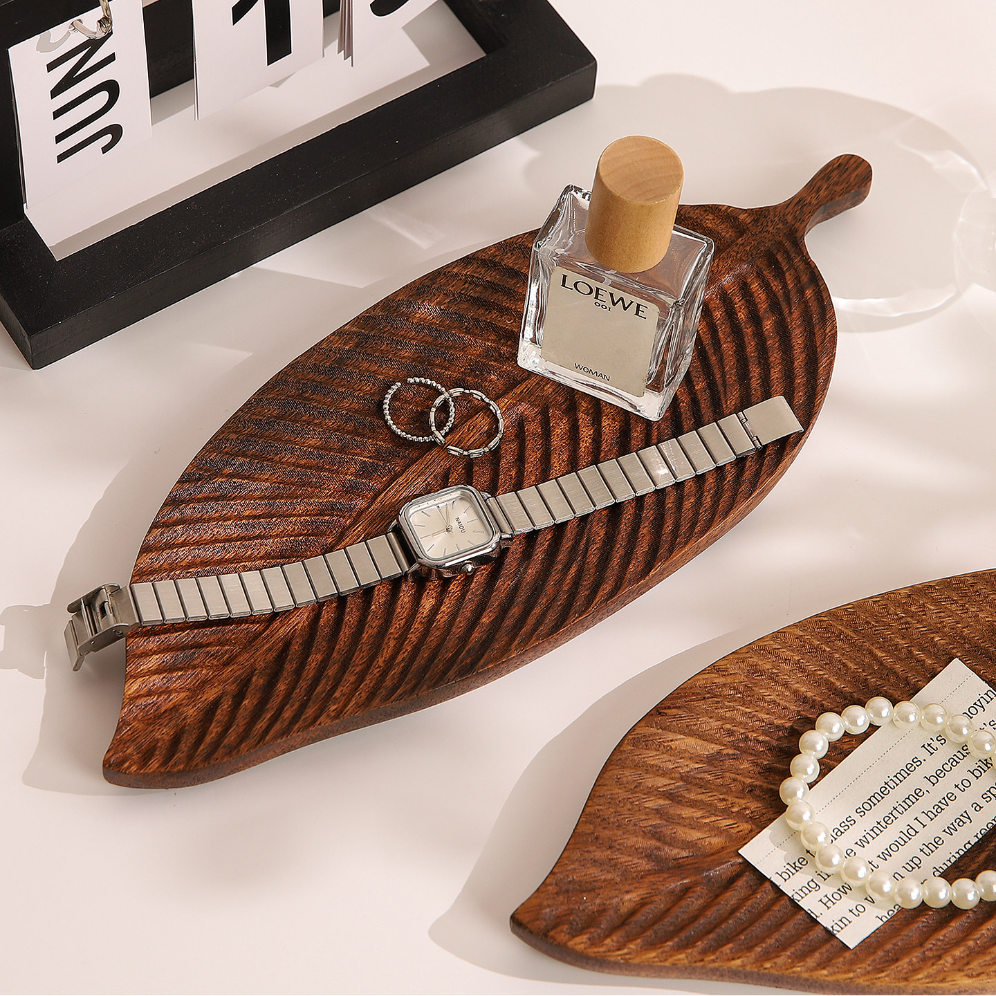 胡桃木香薰托盘高级感家用中古风桌面摆件特别好看的首饰收纳托盘,家居饰品,香薰托盘,淘宝优惠券,粉丝福利购,淘宝优惠卷