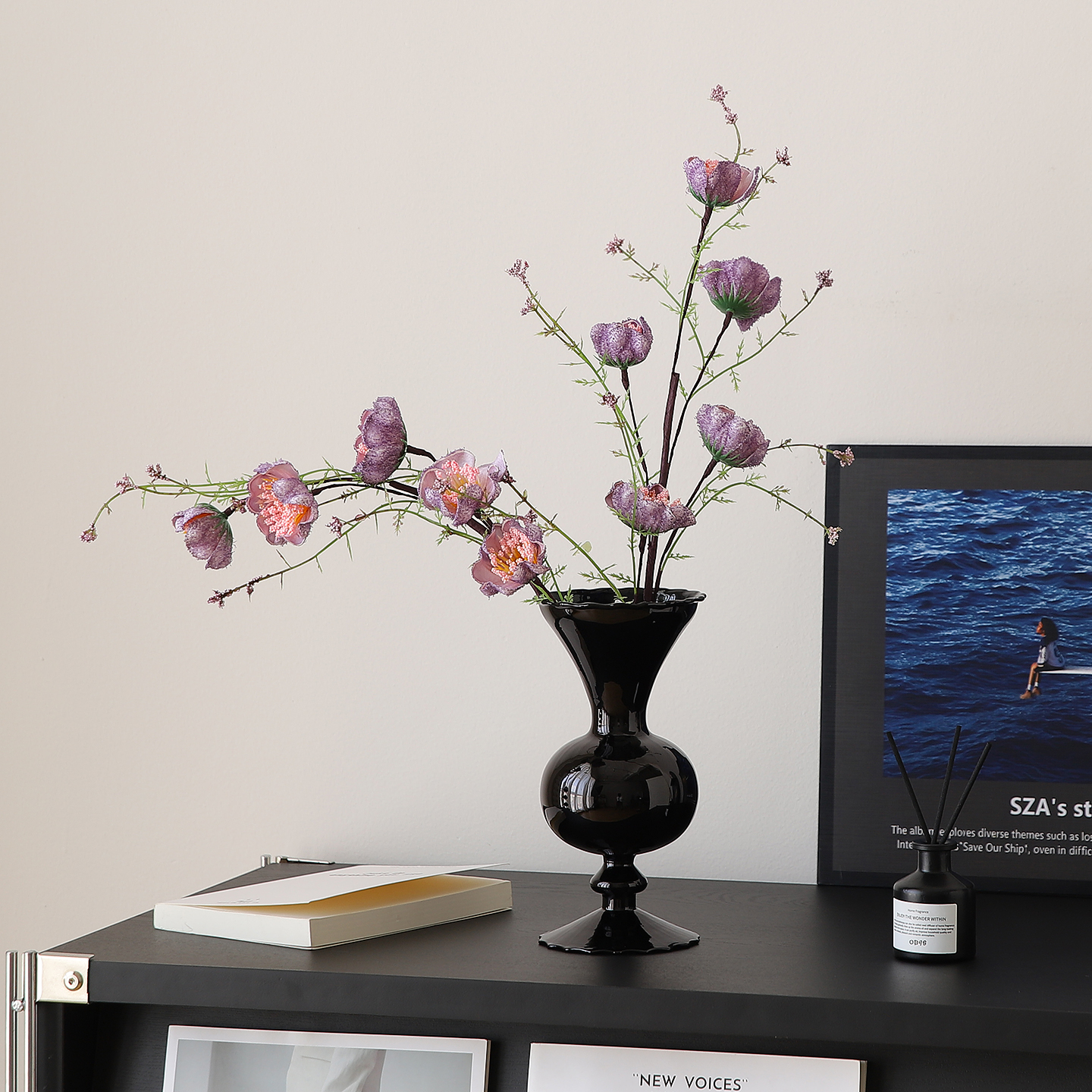 假花仿真花电视柜餐桌装饰品摆件高级感小众轻奢高档客厅摆放的花