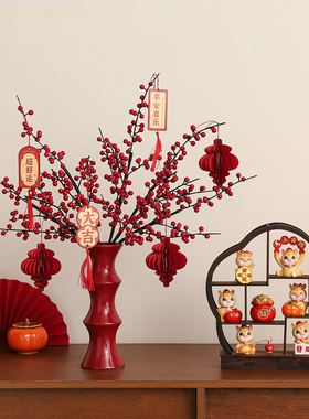 2026国潮马到成功吉祥物生肖马客厅玄关电视柜餐边柜马年装饰摆件