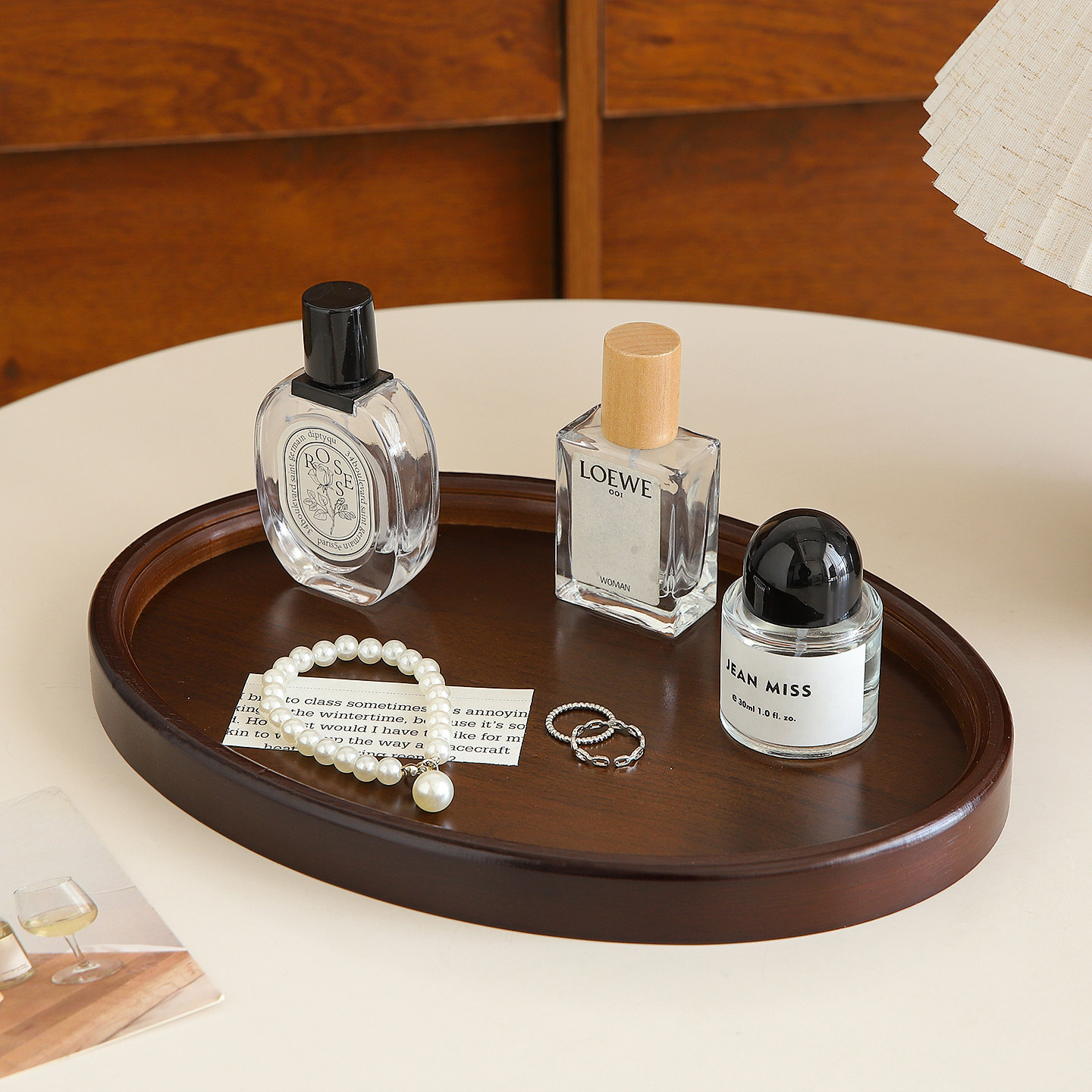法式复古香薰香水中古托盘轻奢高档玄关首饰品收纳展示盘拍摄道具,家居饰品,香薰托盘,淘宝优惠券,粉丝福利购,淘宝优惠卷