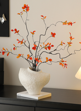 宋代美学花瓶摆件客厅插花干花树枝家居电视柜餐桌装饰高级感小众