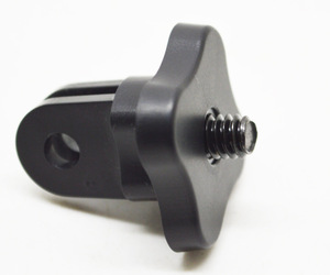 GoPro Hero新款迷你三脚架转接头 1/4四分之一螺丝头