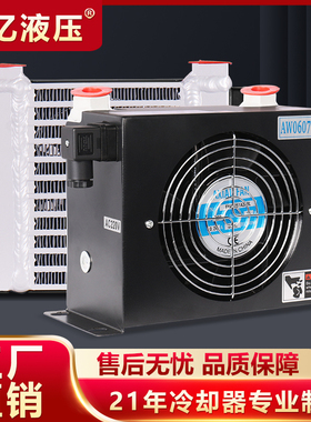 芮亿液压风冷却器 油冷却器液压风冷式油散热器AW0607T-CA