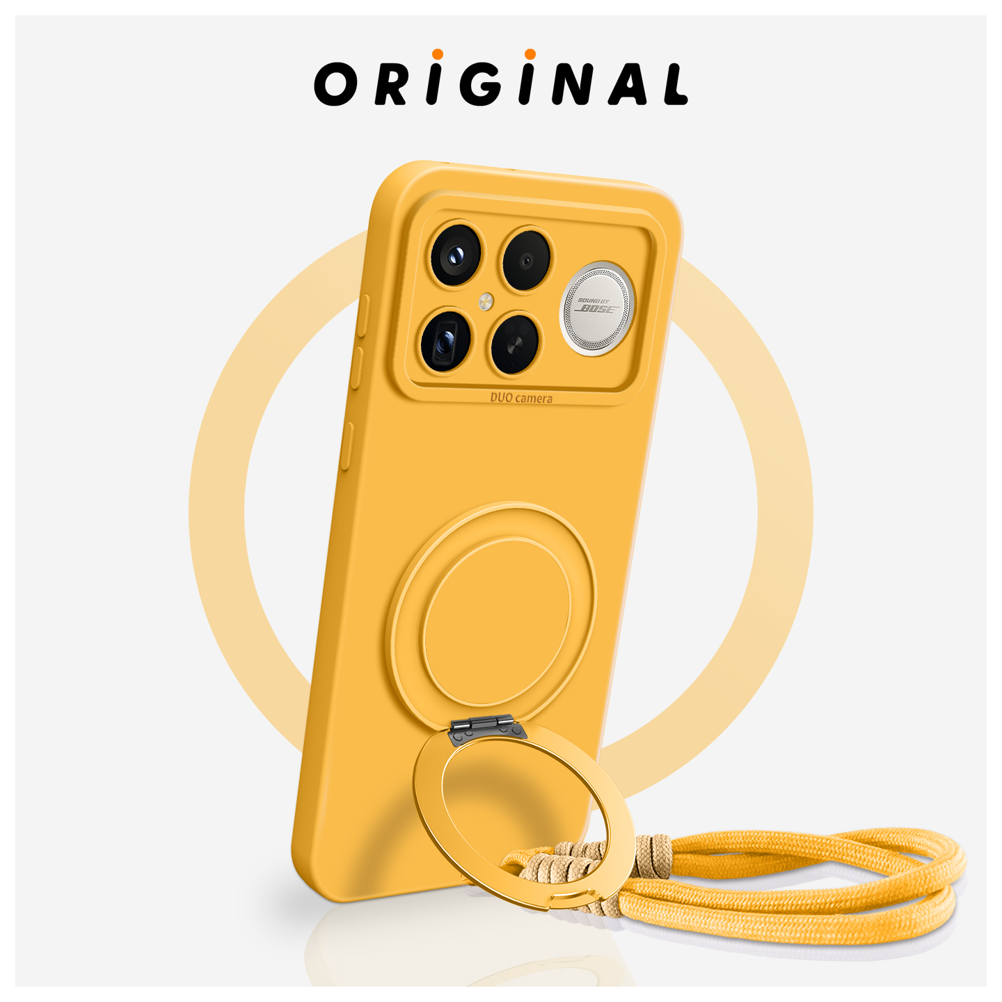 适用红米K90系列支架手腕挂绳壳