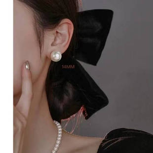 【年货珠宝专场】大点位珍珠耳钉珍珠素钉 11-12mm