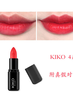 kiko小黑管口红4系414 407豆沙色正红色 415 滋润411 413 416 431