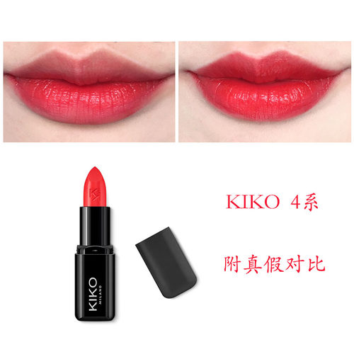 kiko小黑管口红4系414 407豆沙色正红色 415 滋润411 413 416 431