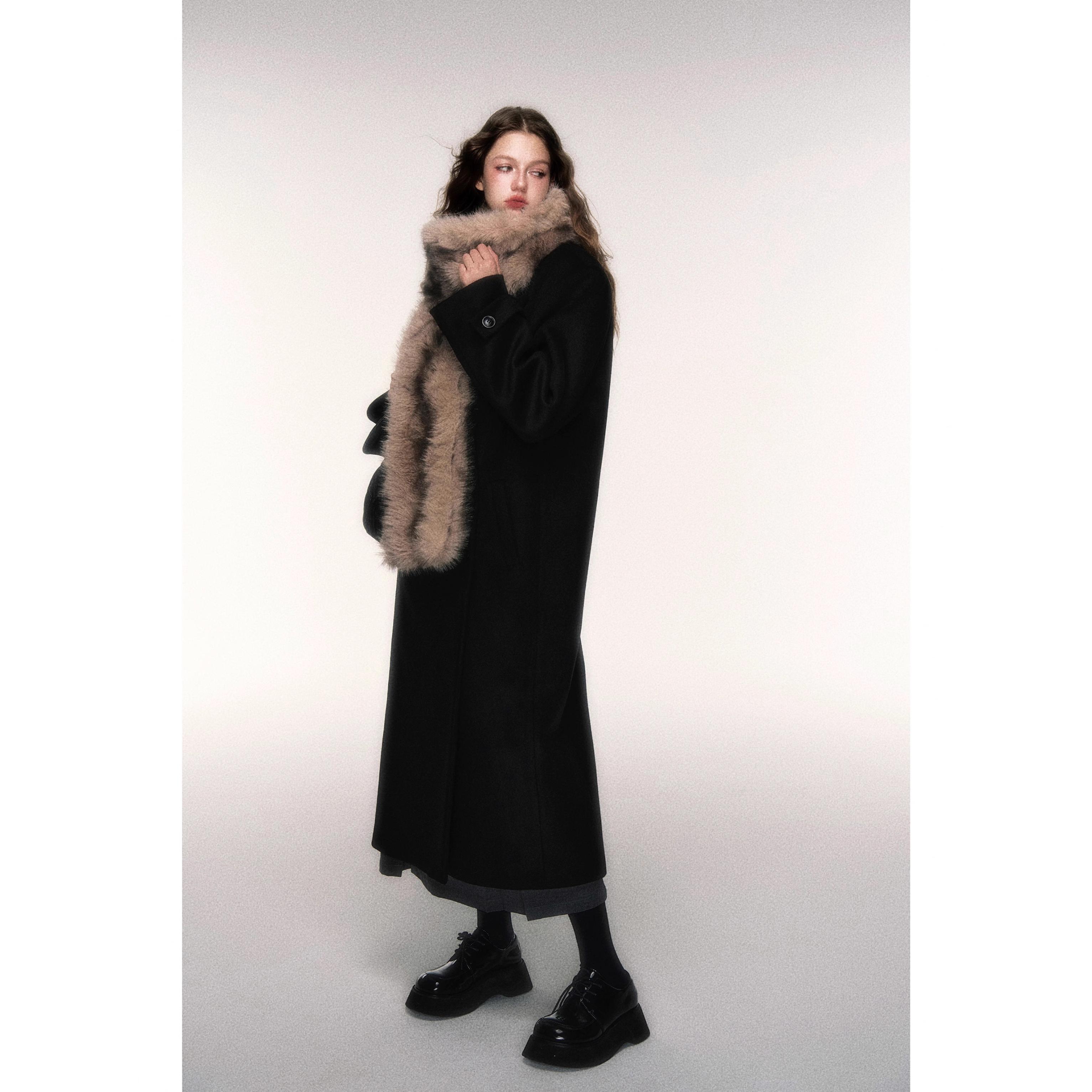 2024新款高级感环保狐狸毛围巾