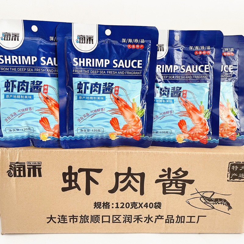 大连特产润禾虾肉酱海鲜虾怪酱