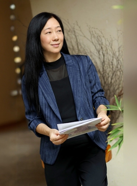 丹同款 琳丹乐2025新品深蓝色西装外套阔腿裤套装59518