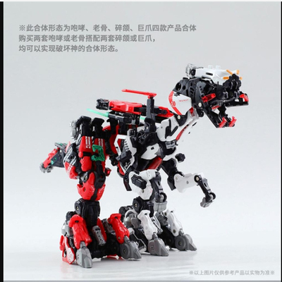 52TOYS猛兽匣破坏神合体变形玩