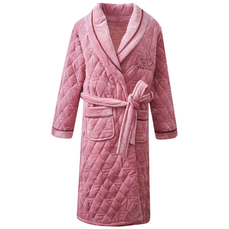 【特价清仓】睡袍女秋冬法兰绒加厚珊瑚绒薄款夹棉浴袍睡衣家居服,女士内衣/男士内衣/家居服,睡袍/浴袍,淘宝优惠券,粉丝福利购,淘宝优惠卷