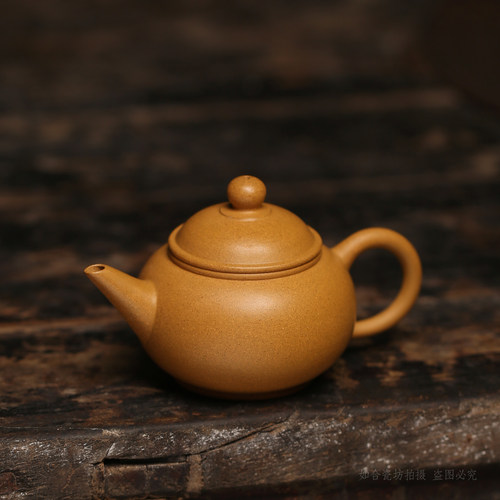 段泥入门级工夫茶壶紫砂水平壶