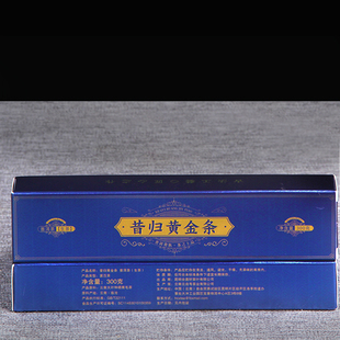 包邮邦东昔归黄金条2022年黄金条春茶古树普洱茶300g生茶茶柱茶叶