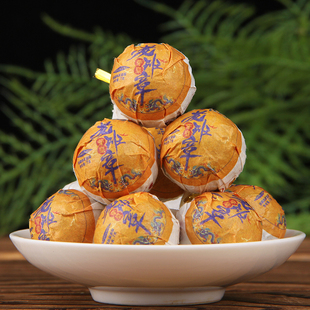 云南普洱茶老班章熟茶茶皇级古树熟普小沱茶班章龙珠熟普洱包邮