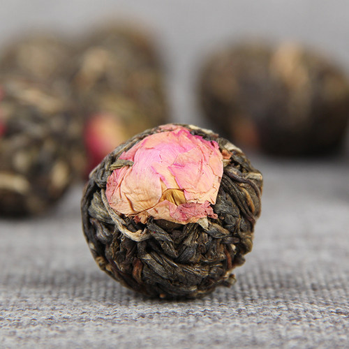 精致花草玫瑰龙珠纯手工生茶普洱