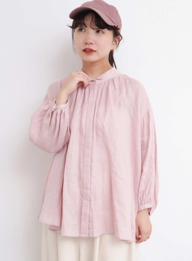日代 l'atelier du savon Linen blouse 25SS 休闲棉麻罩衫衬衫