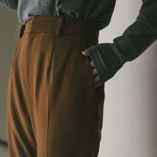 pants flare 25AW 气质纯色通勤质感西装 日代 喇叭裤 STYLEMIXER