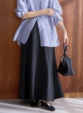 日代 IENA Cupra Satin Flared Skirt 26SS 铜氨丝缎喇叭半身裙