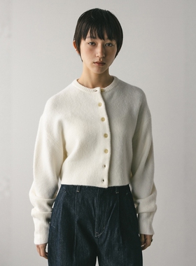 日代 STYLEMIXER cropped knit cardigan 25AW 短款纽扣针织开衫