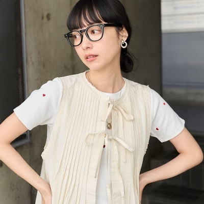 FREAK'SSTORE褶裥系带背心马甲