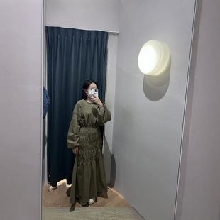 STYLEMIXER 25AW Shirred dress 百搭休闲褶皱连衣裙 form 日代