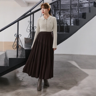 日代Herlipto Asymmetrical Tiered Skirt 25AW 不对称分层半身裙