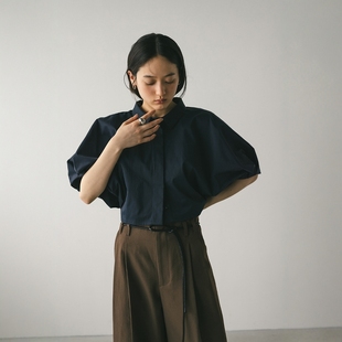 shirt 25SS 休闲短款 日代 廓形衬衫 Dolman 蝙蝠袖 STYLEMIXER