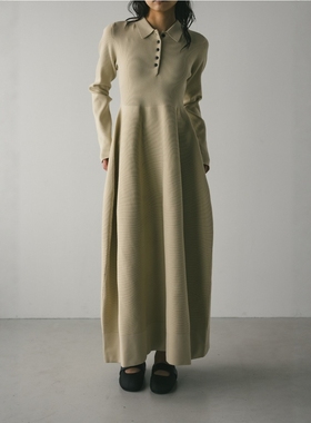 日代 STYLEMIXER Form polo knit dress 25AW 休闲针织连衣裙