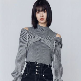 日代 EMODA Pair of Hooded Knit Knits 25AW 休闲连帽针织衫