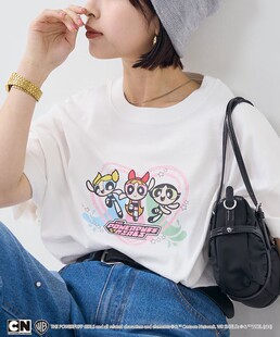 Girls T恤 PUBLUX Powerpuff STORE Logoron FREAK 24SS印花短袖