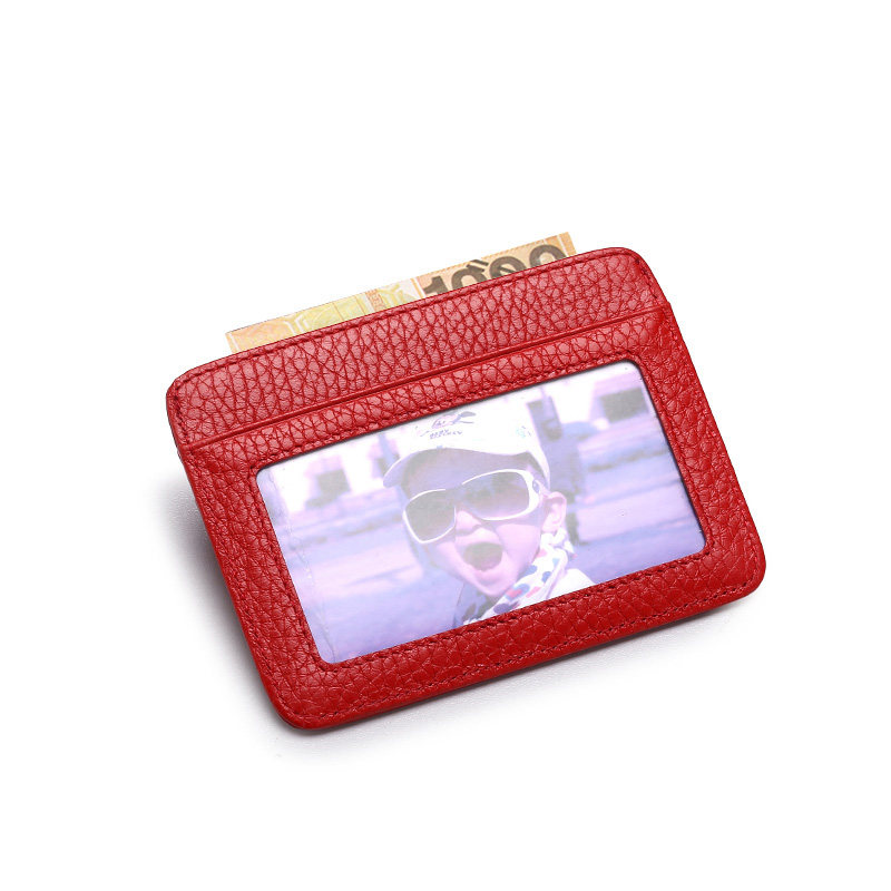 超薄小卡包 女迷你卡片包证件卡夹 男士信用卡袋真皮公交卡套韩国