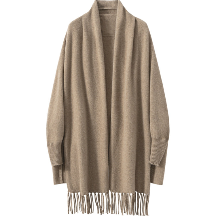 100%纯山羊绒女士V领开衫外套宽松显瘦百搭针织毛衣外搭上衣,女装/女士精品,羊绒衫,淘宝优惠券,粉丝福利购,淘宝优惠卷