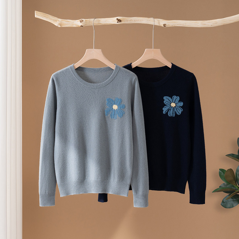 春秋常规款羊绒衫薄款圆领提花针织秋季百搭常规秋冬,女装/女士精品,羊绒衫,淘宝优惠券,粉丝福利购,淘宝优惠卷